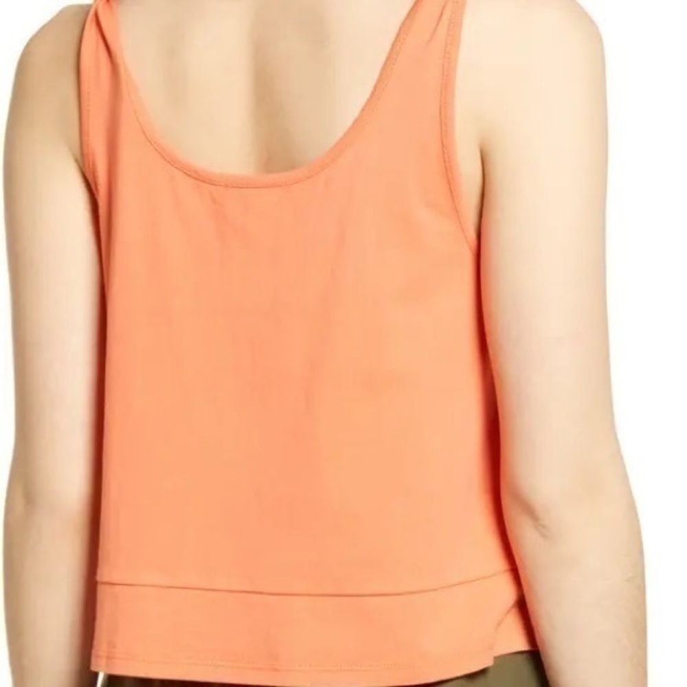 BP Twist Strap Tank-CORAL CAMELIA